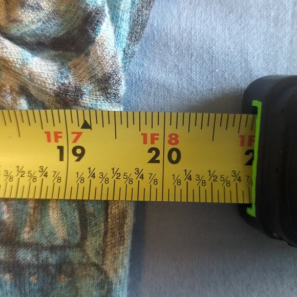 Chagall Turquoise Animal Print Sequin Embellished Lightweight Sweater Sz. XL - Picture 6 of 7